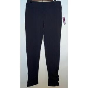 NWT Zinni Leggings‎ by Garnet Hill - Size M - Gathering Details at Ankles
